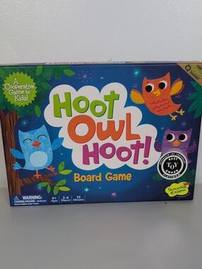 Hoot Owl Hoot Cooperative Board Game